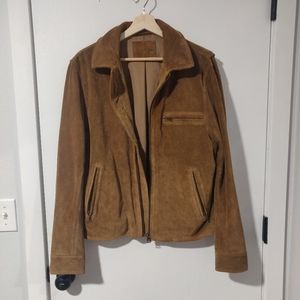 Taylor Stitch Wyatt Jacket in Cognac Suede